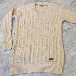 Burberry cable knit sweater